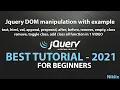 Jquery Tutorial Append Prepend After Before Remove Empty Add Remove Class Jquery
