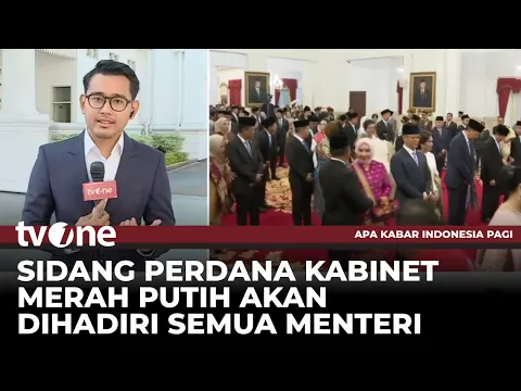 Presiden Prabowo Bakal Paparkan Materi di Rapat Perdana Kabinet