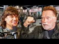 Arnold Schwarzenegger Teaches Theo How to Pump Up