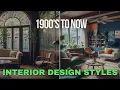 Interior Design Evolution - From 1900 to Today s Trends