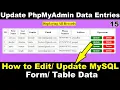 How to edit Update data in Database using PHP MYSQL PHP Tutorial for beginners PHP CRUD Form