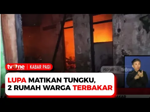 Lupa Mematikan Tungku Pembakaran Kerupuk, 2 Rumah di Pekalongan Habis Terbakar