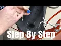 How to patch a tire the proper way using a patch plug to a tire