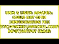 apache2 Could not open configuration file apache2 conf error
