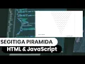 Speed Coding - Membuat segitiga piramida terbalik menggunakan Javascript