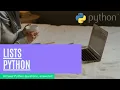 Python Tutorial for Beginners Full Course 5 - Lists in Python Programming Data Science
