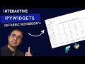 Interactive Data Visualizations with ipywidgets in Fabric Notebooks