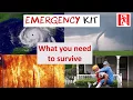Build an emergency kit What you need to survive or evacuate natural disasters
