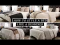 Download Lagu HOW TO STYLE A BED LIKE A DESIGNER! 🛏️ Budget Friendly + Easy to Recreate! (4 DIY Bed Ideas)