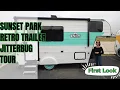 Best Small Retro Camper Sunset Park RV Jitterbug 136 Full Review Features