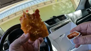 Eating Long John Silver s Shrimp Fish with Cocktail Sauce 725 W Southern Ave Phoenix AZ GX010046