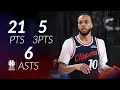 Darius Garland 21 pts 5 threes 6 asts vs Wolves season