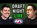 AFL DRAFT NIGHT 2 Footy From the Flat