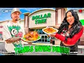 OUR DOLLAR TREE THANKSGIVING DINNER FUNNY AF