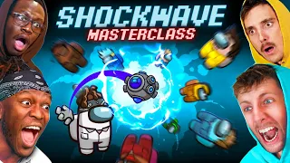 SIDEMEN AMONG US SHOCKWAVE MASTERCLASS EXPLODE PLAYERS OUT OF THE MAP TO WIN