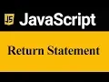Return Statement in JavaScript Hindi