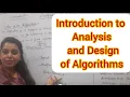 Lec01 Introduction to Analysis and Design of Algorithms