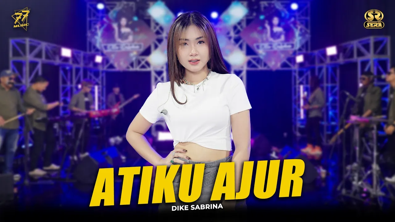 DIKE SABRINA - ATIKU AJUR | Remix Koplo | Feat. OM SERA ( Official Music Video )