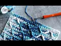 How to Crochet Lily Sugar n Cream Diamond Dish Cloth Diamond Stitch Crochet Tutorial