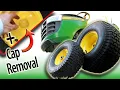 How To Remove Install Front Back Tires - D105 John Deere Riding Lawn Mower