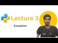 Lecture 03 Python Tutorial for Beginners Master Exceptions and Error Handling