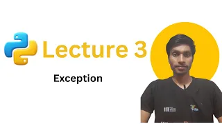 Lecture 03 Python Tutorial for Beginners Master Exceptions and Error Handling