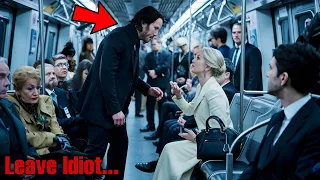 Racist Woman Blocks Keanu Reeves from Taking a Seat, Faces Karma She Didn't Expect