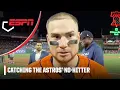 SPECIAL - Christian Vazquez reacts to catching Astros combined no-no MLB on ESPN