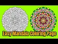Mandala Coloring Page Colored With Relaxing Music Colored By Osman Mandalas World 156