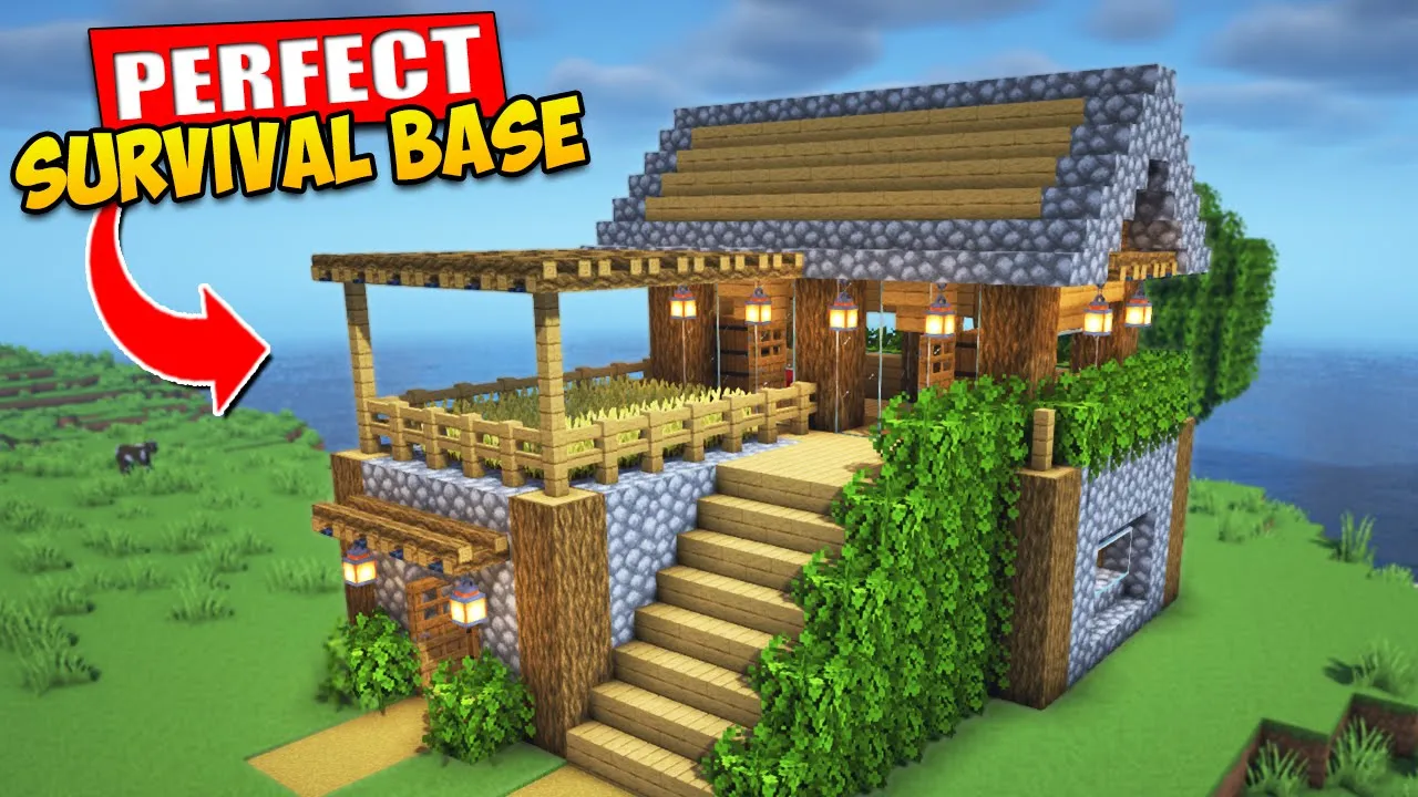 Minecraft Perfect Survival House Tutorial ????