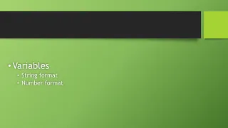 Python Tutorial for beginners Variables in Python String variables number variables