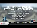 Getting ready for day 2 of Cincinnati Music Festival