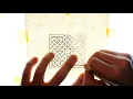 Making A Celtic Knot Card - Full Process in Real Time