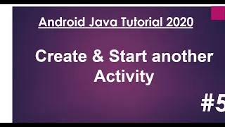 Android Java Tutorial 2020 - 06