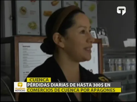 Pérdidas diarias de hasta $ 300 en comercios de Cuenca por apagones