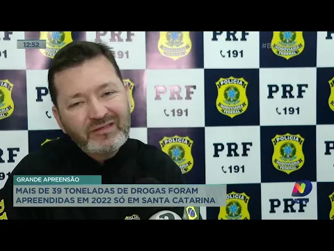 Mais de 39 toneladas de drogas são apreendidas em SC
