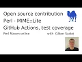 Open source contribution - Perl