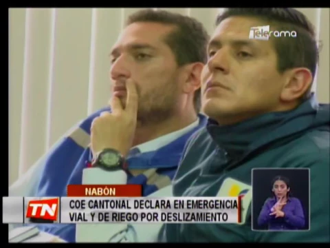 Coe cantonal declara emergencia vial y de riesgo por deslizamiento