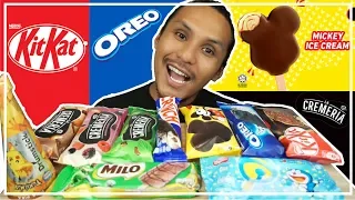 Download ais krim KITKAT, OREO, MICKEY MOUSE dan rakan-rakan bergaduh dalam perut (mukbang malaysia) MP3