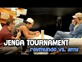 Jenga Tournament Raymundo vs Amy in Round 1