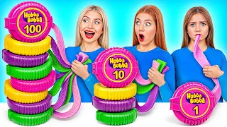 تحدي 100 طبقة من الطعام معركة الغذاء الملحمية Super Hyper DO 