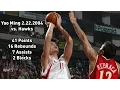 Download Lagu Yao Ming vs Atlanta Hawks: 2.22.2004 Full Highlights - 41 points, 16 rebounds, 7 assists \u0026 2 blocks