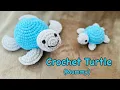 Crochet Turtle Amigurumi Turtle easy beginner friendly crochet turtle