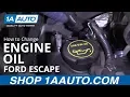 How to Change Oil 08-12 Ford Escape