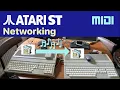 MIDI networking and file transfer on the Atari ST