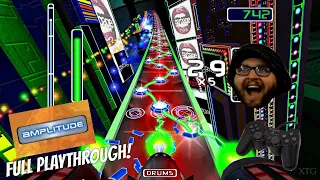 Amplitude PS2 - Full Game Playthrough Insane Difficulty