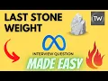Last Stone Weight - Leetcode 1046