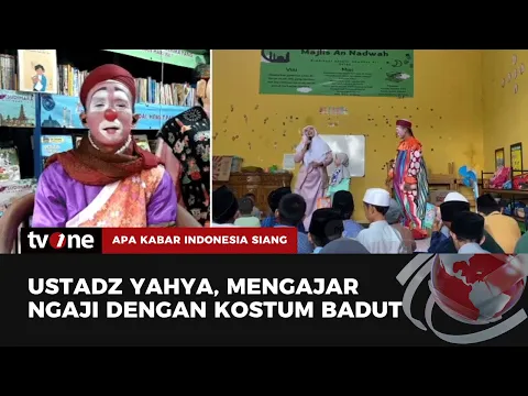 Pakai Kostum Badut, Ustaz Yahya Ajarkan Ilmu Agama kepada Anak-anak