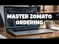 Zomato Order Delivery System in Python - Full Project with OOP CLI Class Design