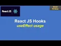 5 React Functional Components useEffect usage demo - Full Tutorial Zest Prime